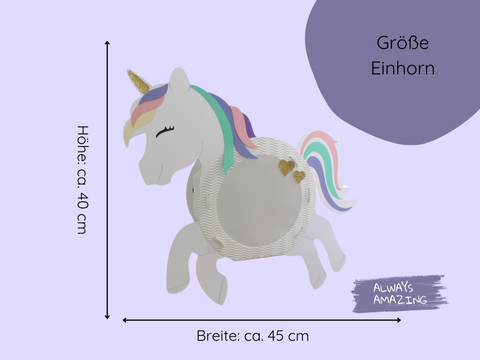Einhorn Laterne Bastelset