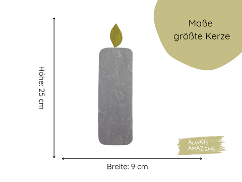 Weihnachtskerzen Bastelset