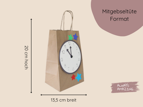 Countdown Tüten Silvester Bastelset