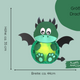 Drache Laterne Bastelset