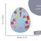 Ostereier bunt | Bastelset