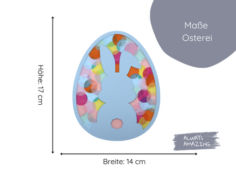 Ostereier bunt | Bastelset
