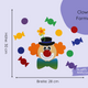 Fensterbild Clown Bastelset