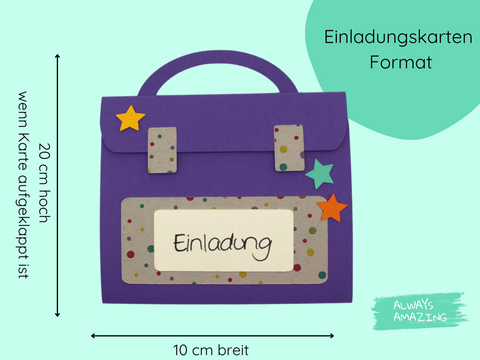 Schulrucksack Bastelset