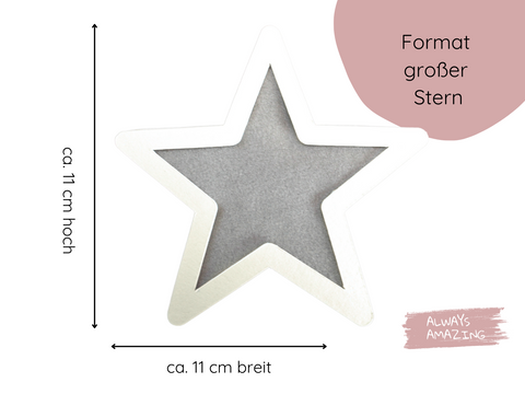 Transparente Sterne Bastelset