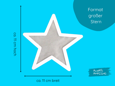 Transparente Sterne Bastelset