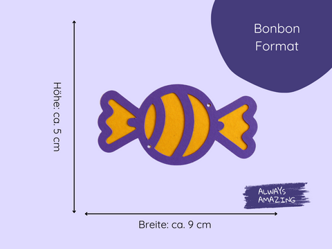 Bonbon Girlande Bastelset