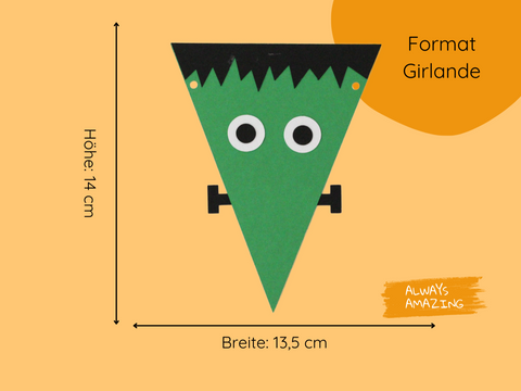Halloween Girlande Bastelset