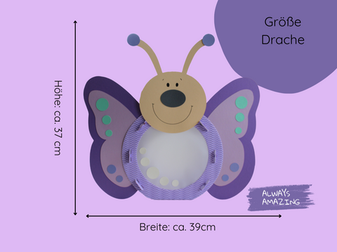 Schmetterling Laterne Bastelset