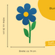 Blumenwiese Bastelset