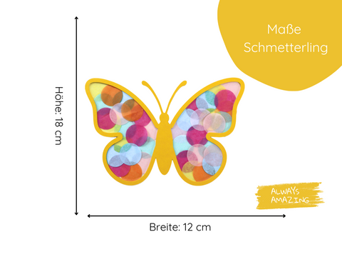 Fensterbilder aus Transparentpapier 4er Set