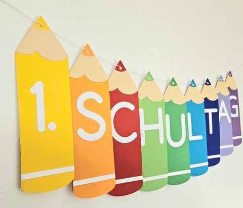 Buntes Bastelset für den perfekten Ersten Schultag