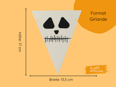 Halloween Girlande Bastelset