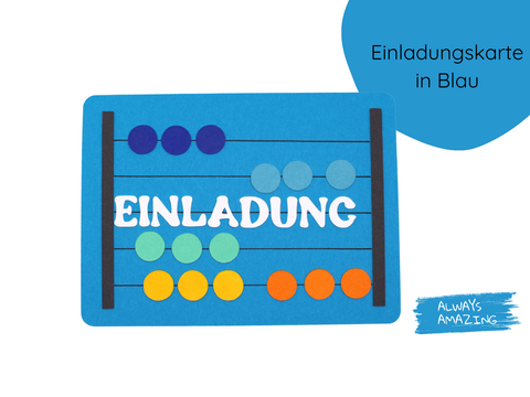 Einladungskarte Schulanfang | Bastelset