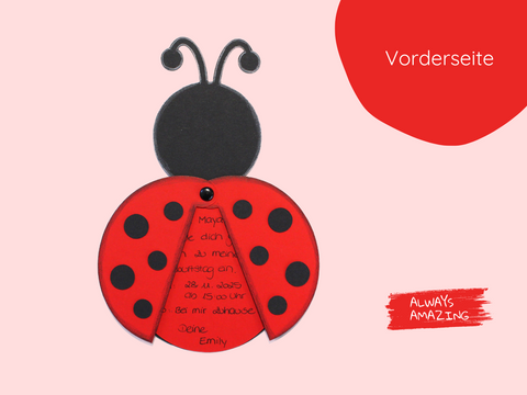 Marienkäfer Bastelset