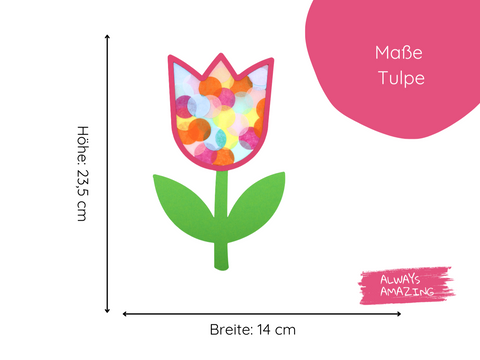 Fensterbilder aus Transparentpapier 4er Set