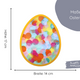 Ostereier bunt | Bastelset