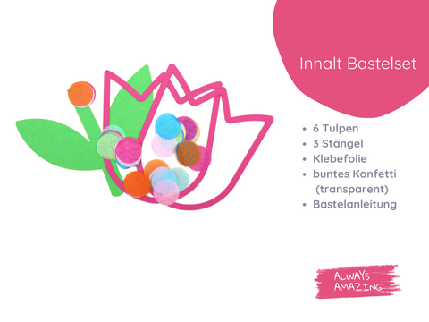 Tulpen basteln | Bastelset