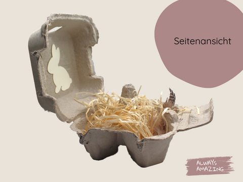 Osternest Eierkarton Bastelset