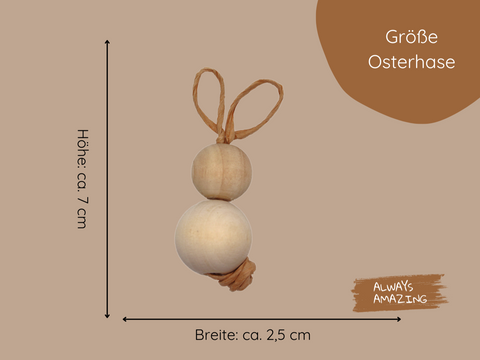 Osterhasen aus Holz