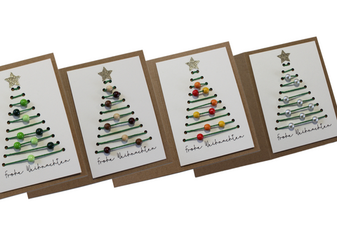 Klappkarte Weihnachten Bastelset