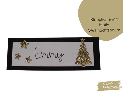 Tischkarten zu Weihnachten