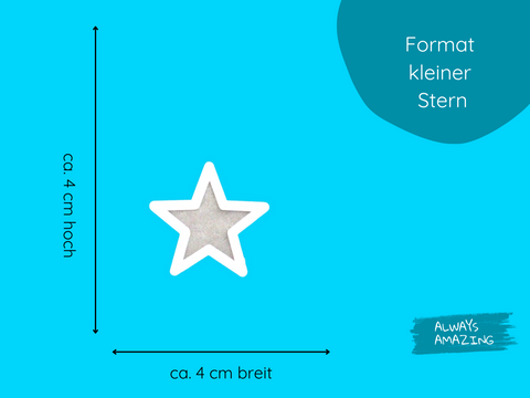 Transparente Sterne Bastelset