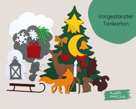 Adventskalender zum Vorlesen und Basteln – Weihnachtsgeschichten und Fensterbild für Kinder