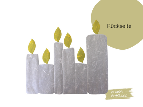 Weihnachtskerzen Bastelset