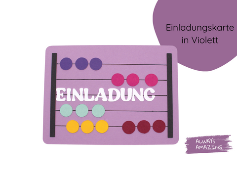Einladungskarte Schulanfang | Bastelset