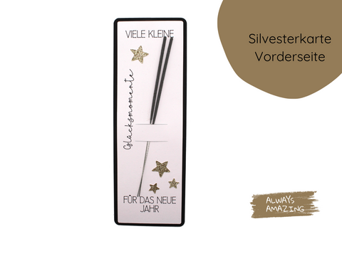 Glücksmomente Karte Bastelset