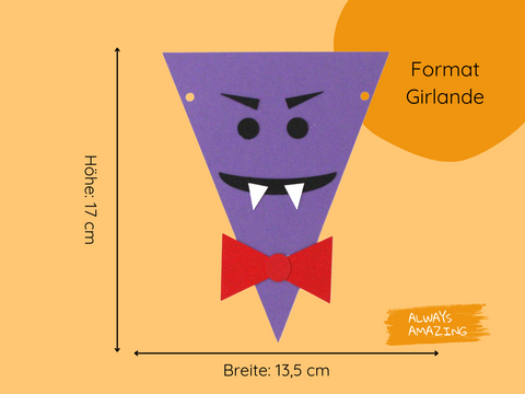 Halloween Girlande Bastelset