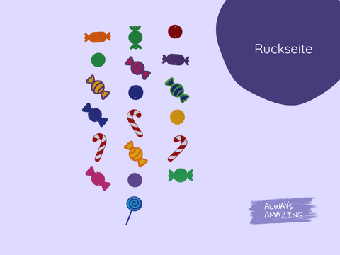 Bonbon Girlande Bastelset