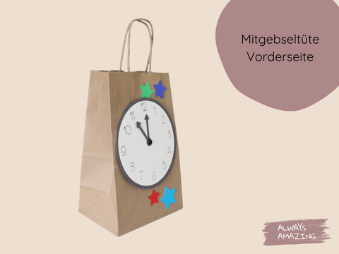 Countdown Tüten Silvester Bastelset