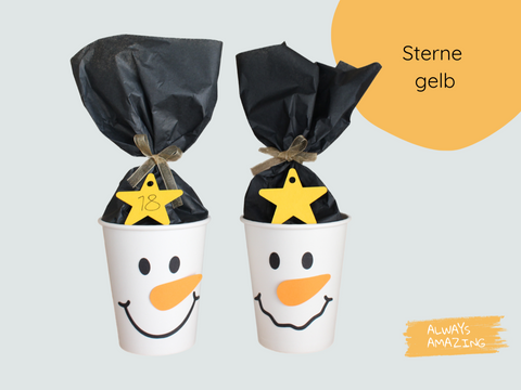 Schneemann Adventskalender