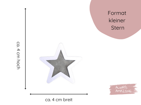 Transparente Sterne Bastelset