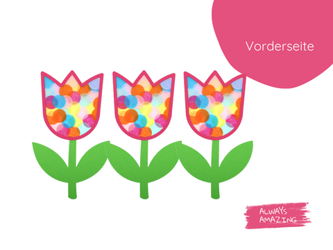 Tulpen basteln | Bastelset