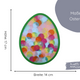 Ostereier bunt | Bastelset