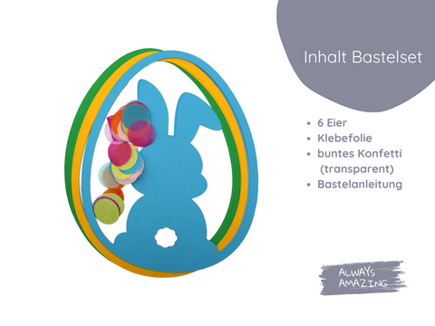 Ostereier bunt | Bastelset