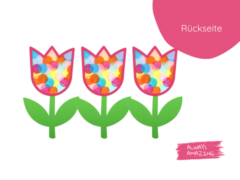 Tulpen basteln | Bastelset