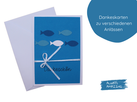 Dankeskarten | Dankeskarten Taufe | Grußkarten | Danksagungen