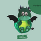 Drache Laterne Bastelset