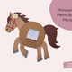 Pinnwand Pferd | Bastelset