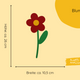 Blumenwiese Bastelset