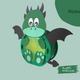 Drache Laterne Bastelset