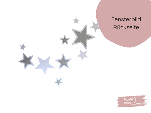 Transparente Sterne Bastelset