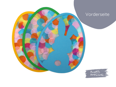 Ostereier bunt | Bastelset