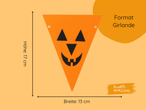 Halloween Girlande Bastelset