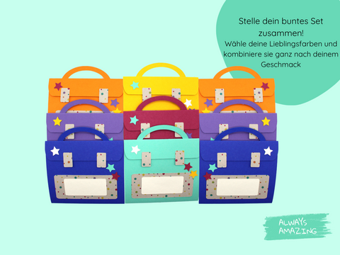 Schulrucksack Bastelset