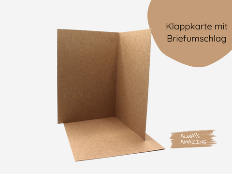 Klappkarten Silvester Bastelset